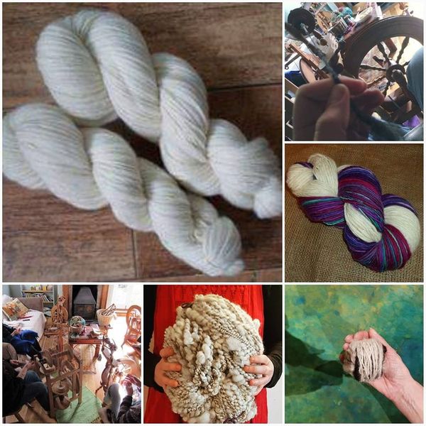 Beginners yarn spinning