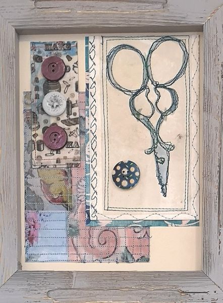 Mixed Media Memories Framed piece