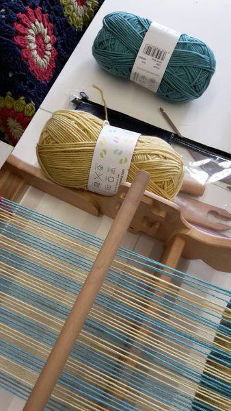 Select your own colours, design and make your warp ready to weave