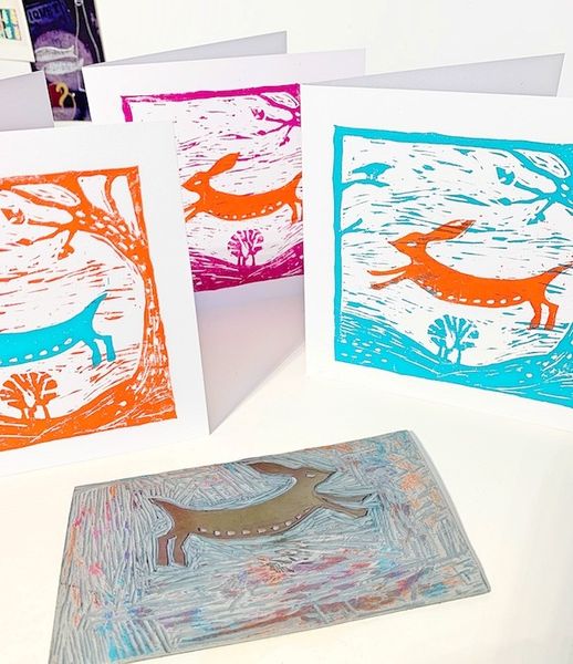 Premium linocut & print kit postage included