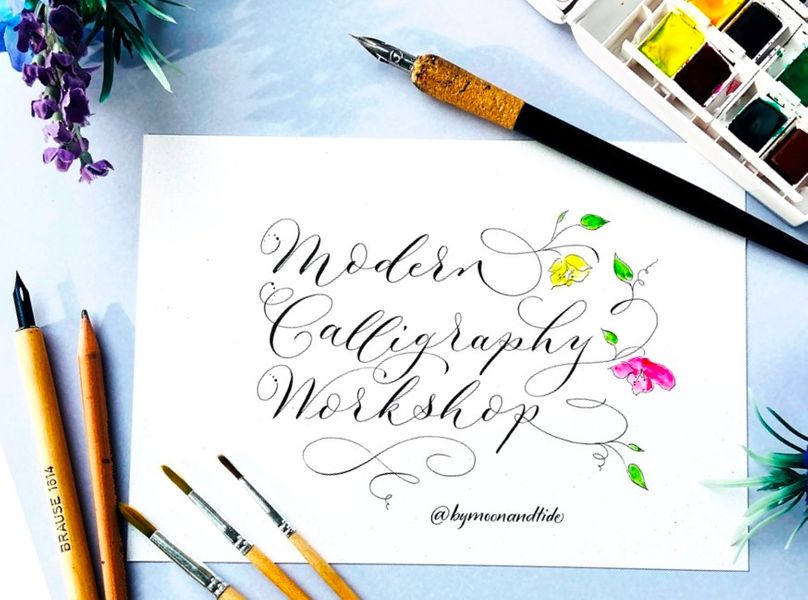 Gorgeously Swirly Calligraphy  - for Summer
