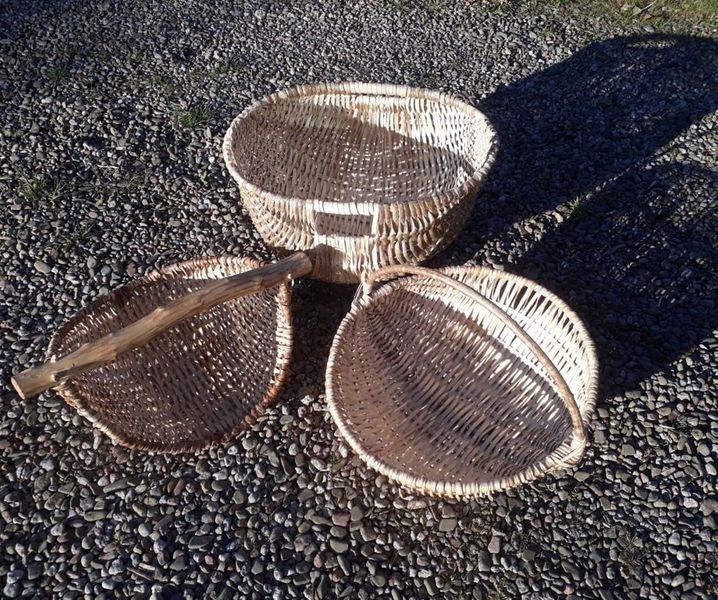 Split hazel basketry at Greenwood Days