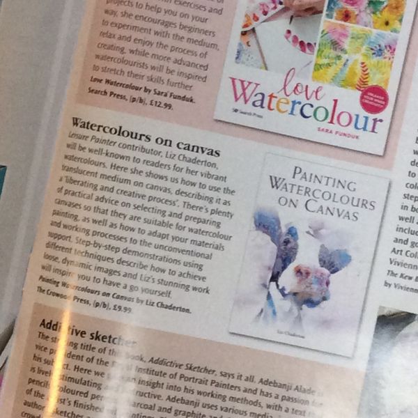 Nice review in the Leisure Painter magazine