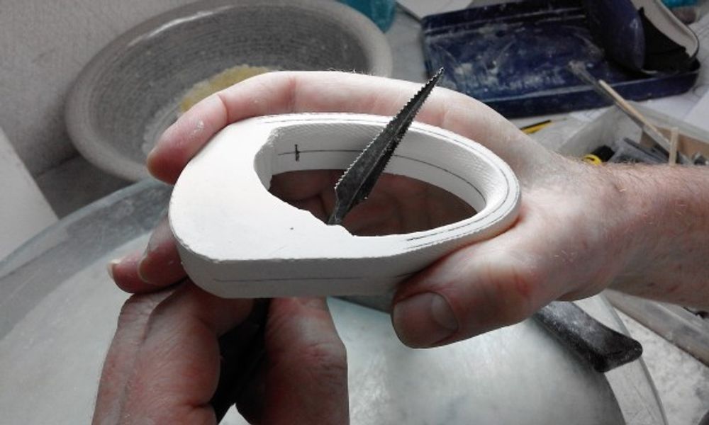 Plaster Modelling of a Cup Handle