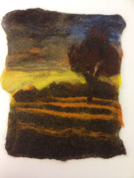 Learn to Felt in Birmingham - Students work