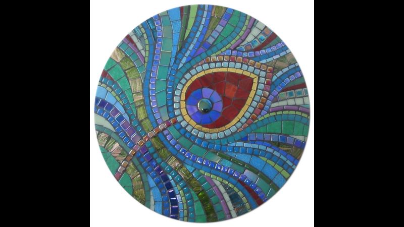Peacock Feather Mosaic