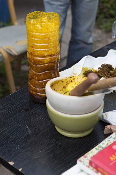 Buckthorn 'Persian' Berry nearly ready for precipitating