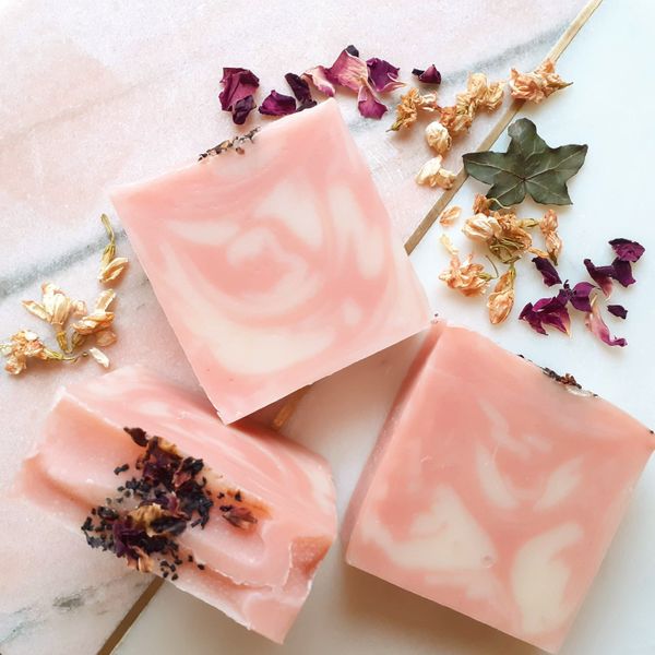 Rose and ylang-ylang soap
