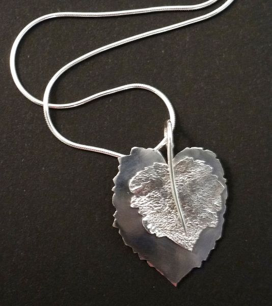 Silver pendant by Anna Pritchard