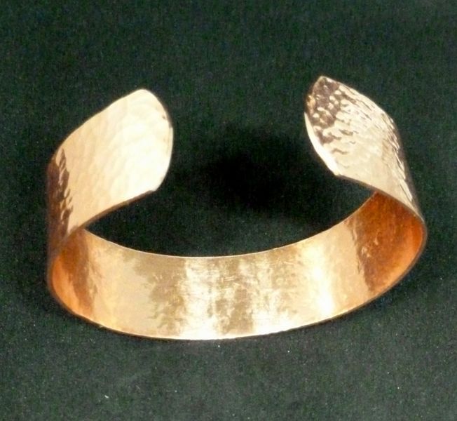 Copper cuff bracelet by Daniel Arthington