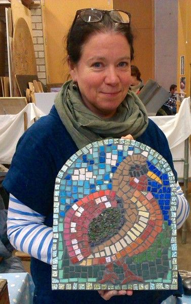 Mosaic making in Sheffield