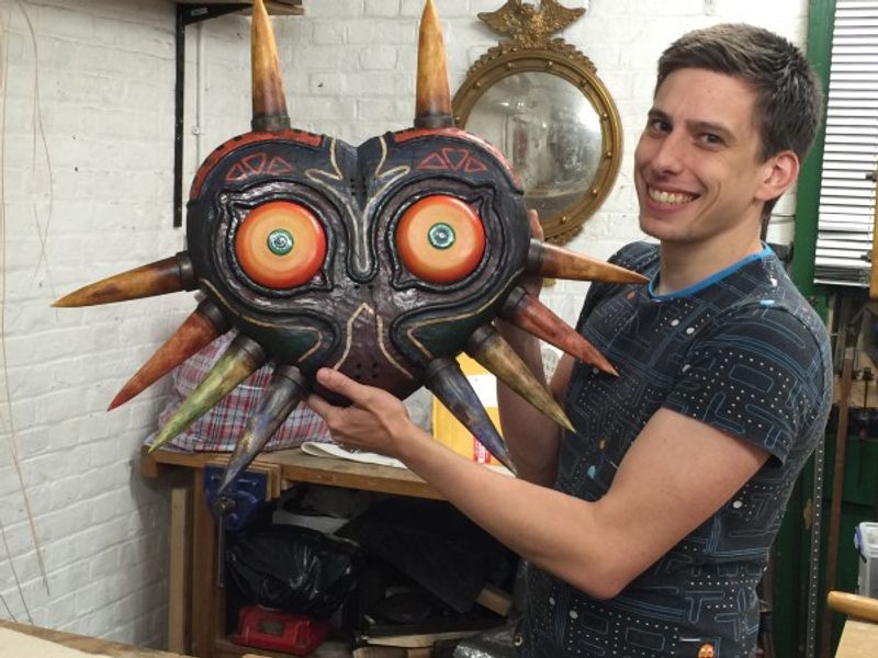 Student Completes a Childhood Dream - Carving Majora's Mask