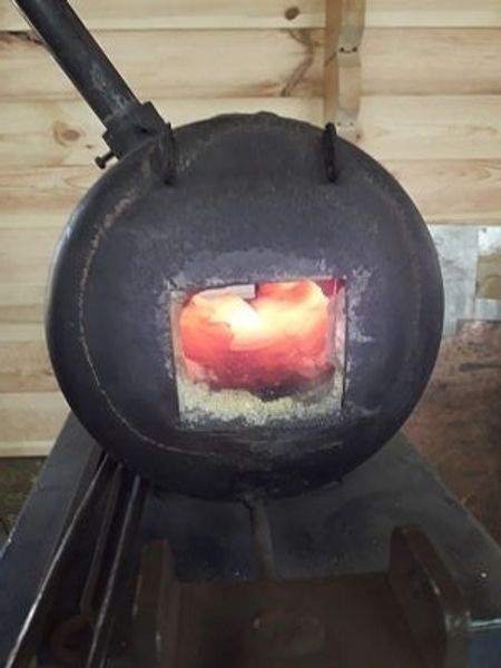 The gas forge.