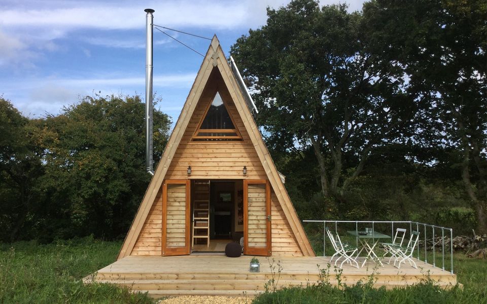 One of the Tiny Homes that you could  be staying in if you choose the residential option