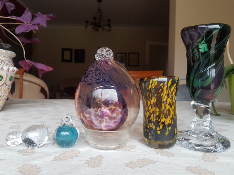 Glass made by a student