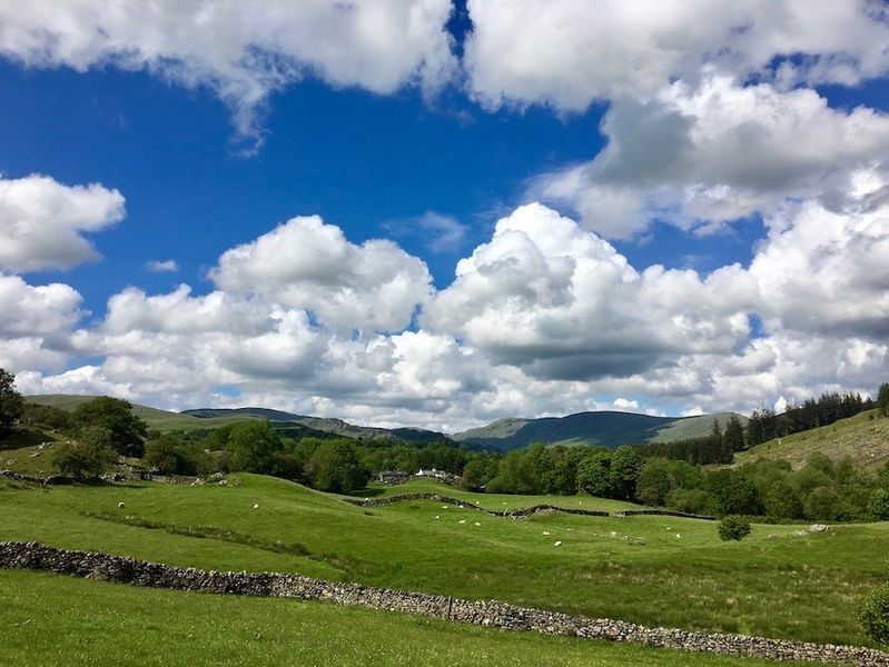 Stunning views on our traditional Lakeland farm