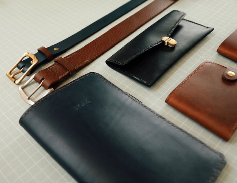 leather belt workshop