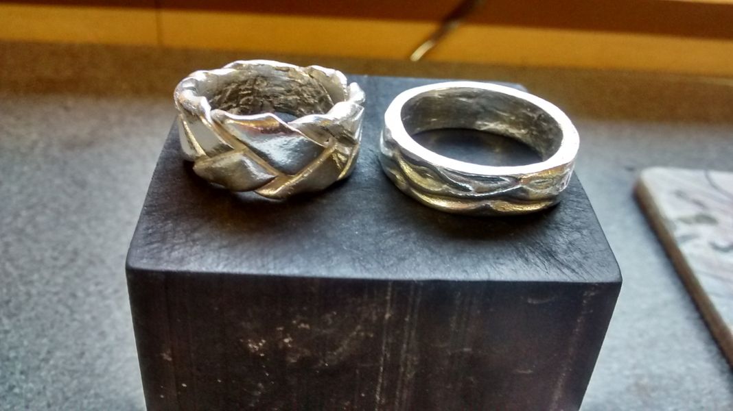 Silver clay rings class