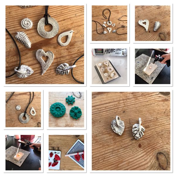 Results from a tailored family silver clay session.