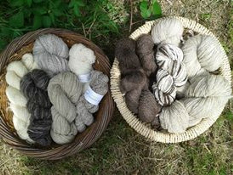 Spun skeins