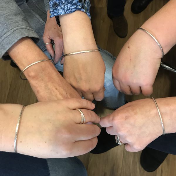 Bangle making in Basingstoke with Hampshire School of Jewellery