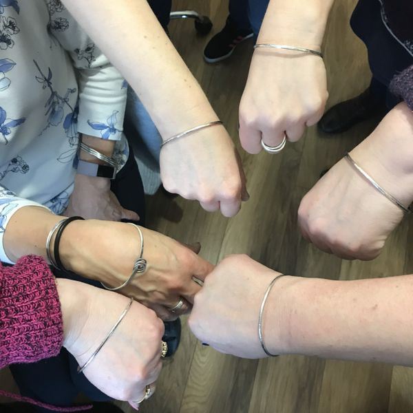 Bangle making in Basingstoke with Hampshire School of Jewellery