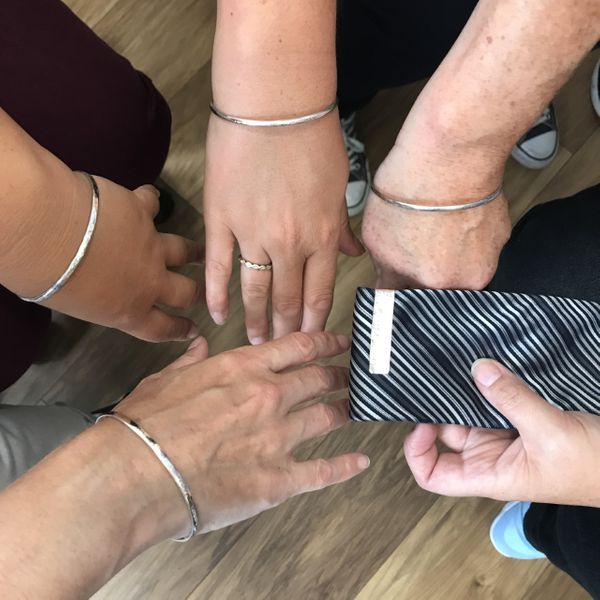 Student work from our Make a Silver Bangle Class