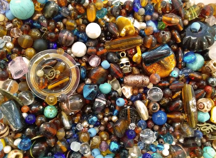Choose from a treasure trove of beads and charms!