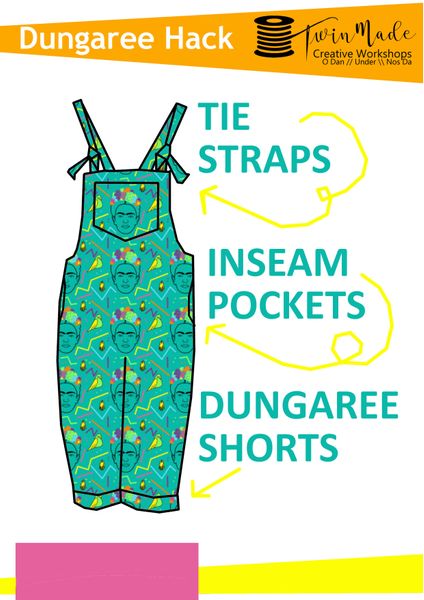 Dungaree Making Workshop with Twin Made in Cardiff - you will also be sent a dungaree hack!