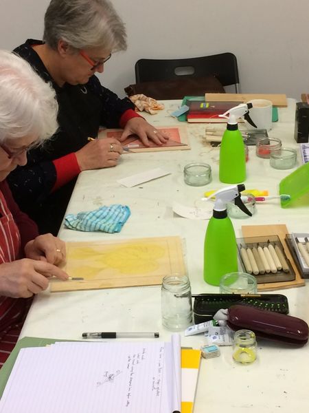 Japanese woodblock printing course