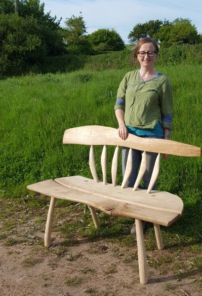 Kath's chestnut garden bench