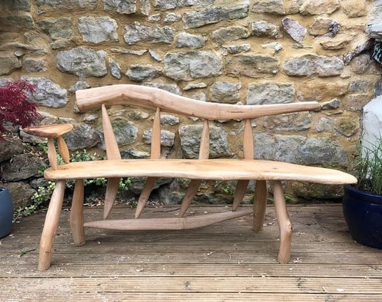 Pete D's amazing windswept chaise bench.