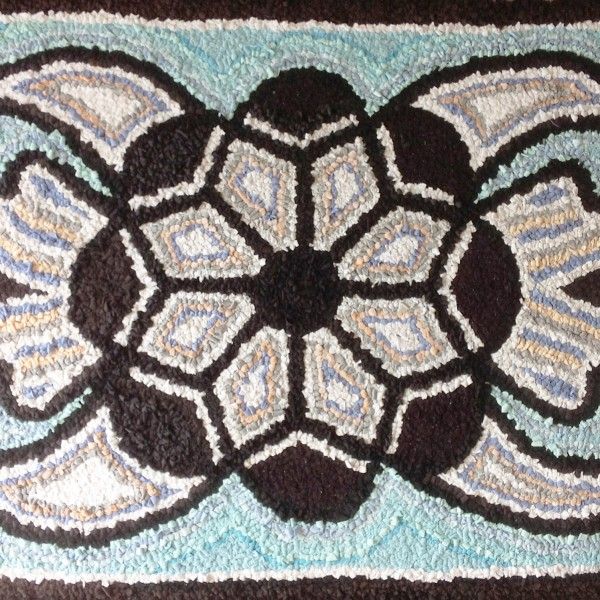 Blue Rag Rug