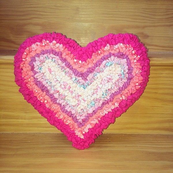 Rag Rug Heart