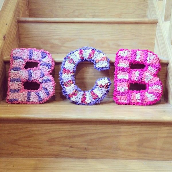 Rag Rug Letters