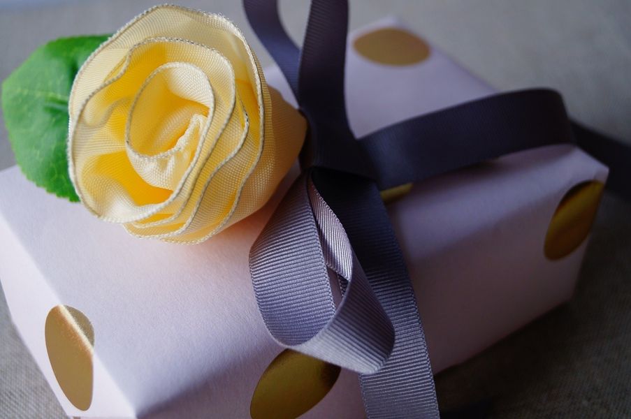 Ribbon roses are easy to make once you know how!