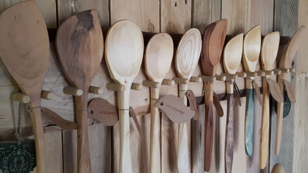 A selection of cooking spoons