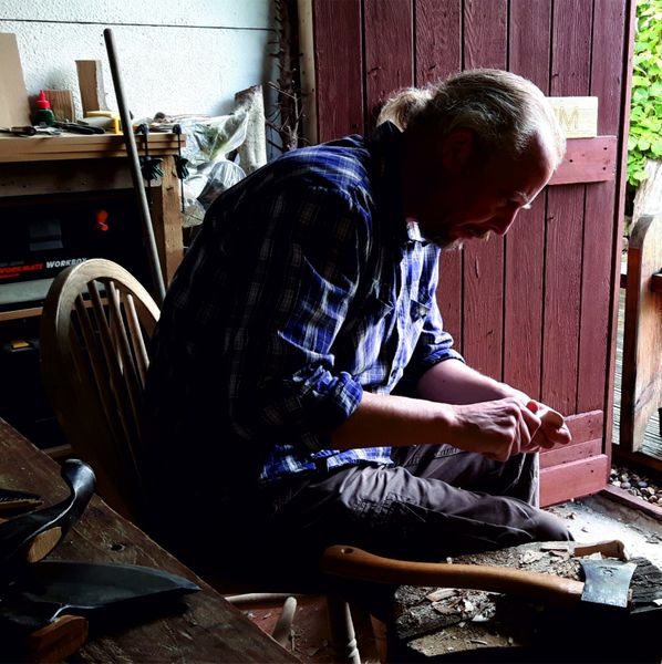 Dave in the workshop