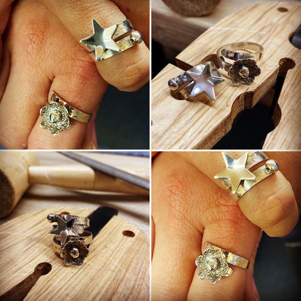 Rings made on a workshop half day