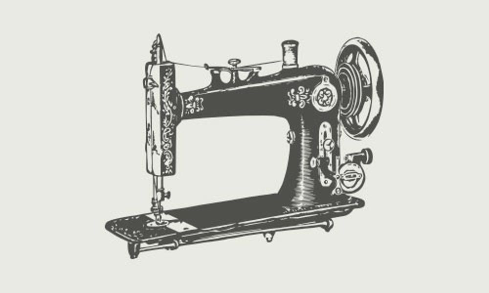 vintage sewing machine