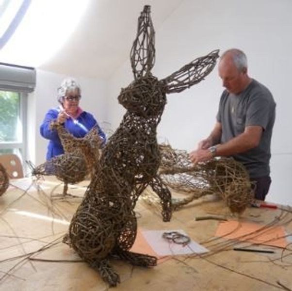 Willow sculpture in the Peak District