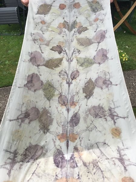 Lovely silk scarf produced by a student on a recent workshop