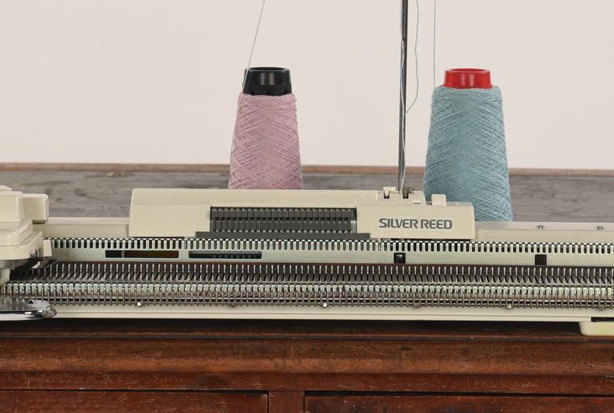 A domestic knitting machine that we will be using!