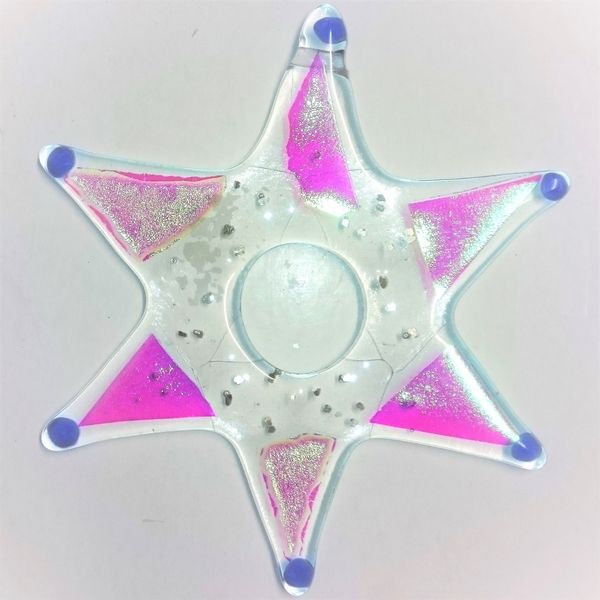 Fused Glass hanging star