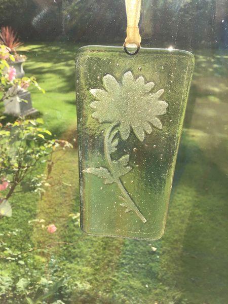 Kiln carving leaves an impression in the glass