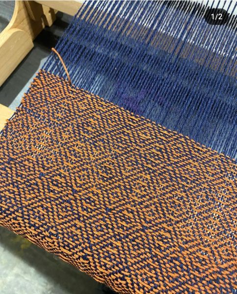 Diamond Twill Double Heddle Weaving