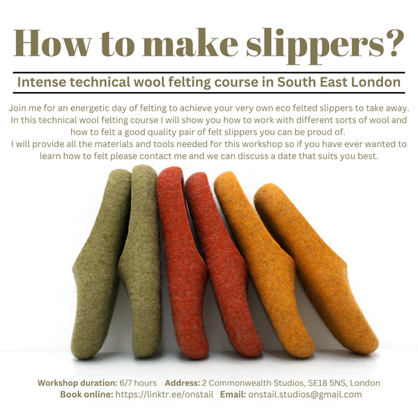 Workshop - how to make slippers?