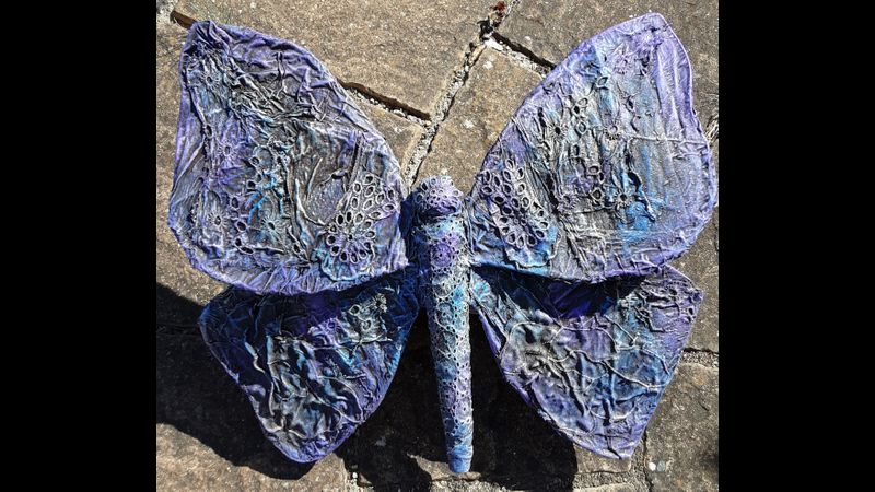 Fabric Sculpted Butterfly