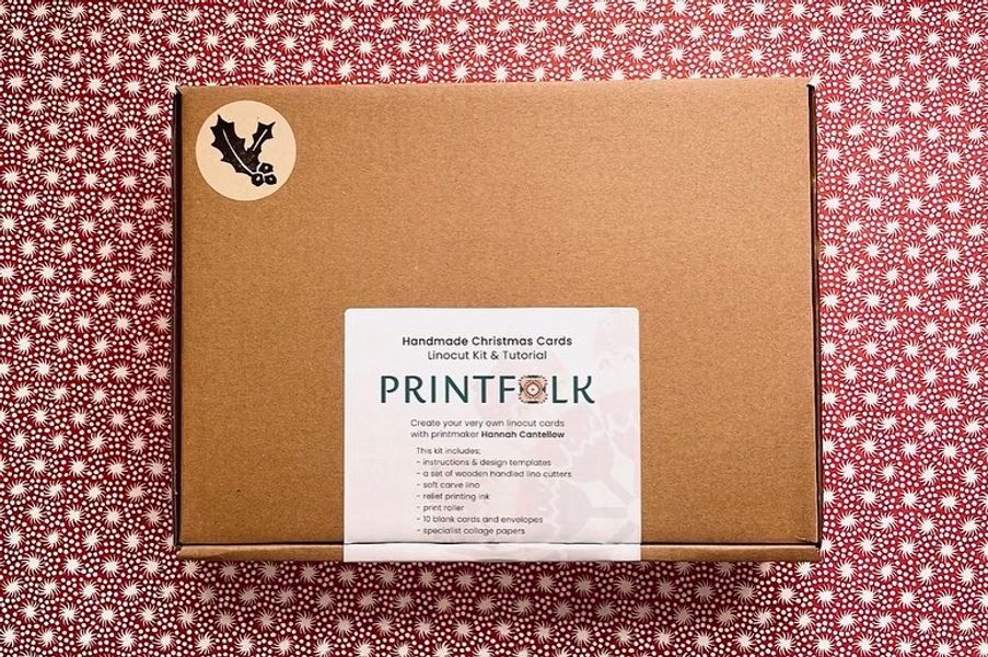 Printfolk lino printing kit box