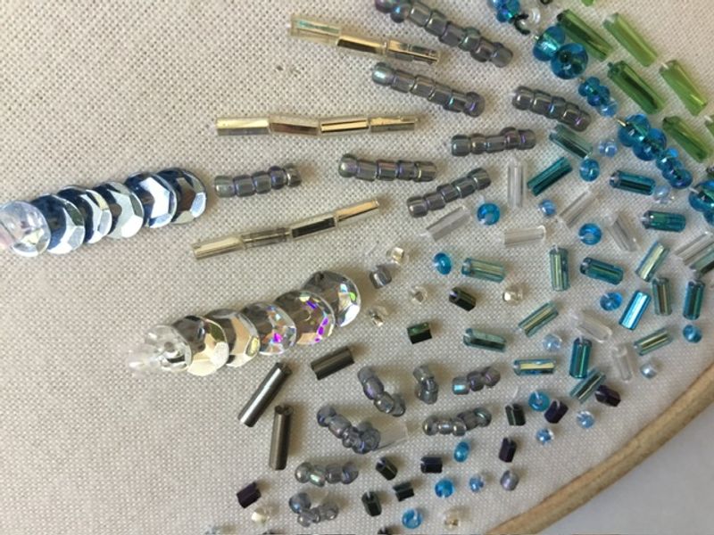 Sample variety of beads